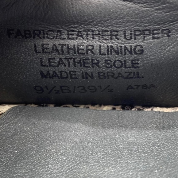 NEW BCBGMaxAzria Pump Nate Black Snake Print Leather Peep Toe Size 9.5 - Picture 8 of 13